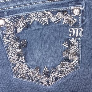 Miss Me Size 29 Mid-Rise Easy Boot Jeans 34 x 27